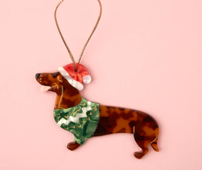 Chilly Dachshund - Christmas Decoration