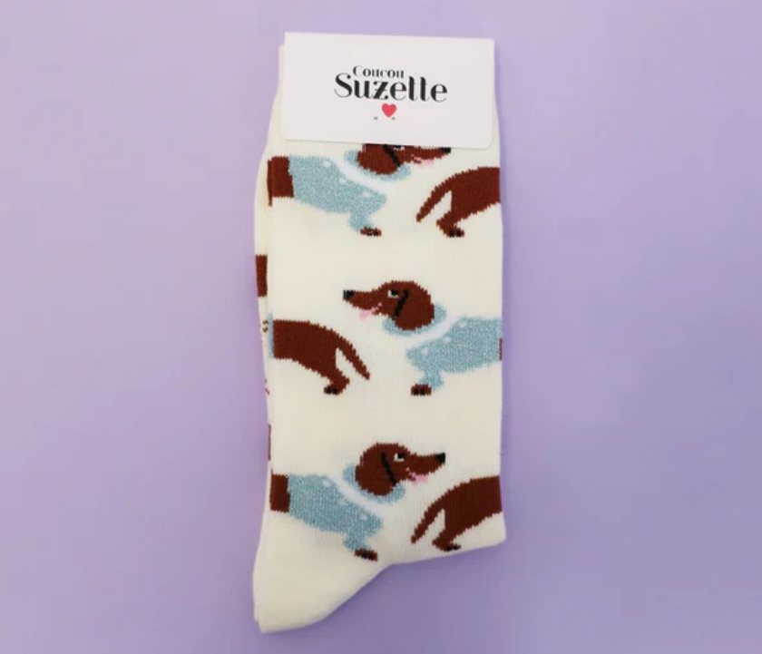 Chilly Dachshund Socks