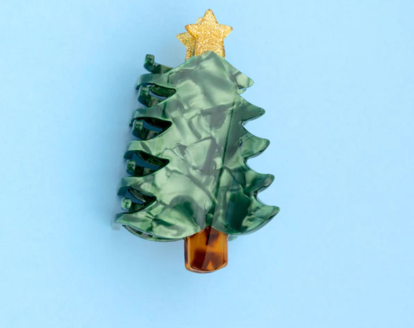 Christmas Tree Hair Claw