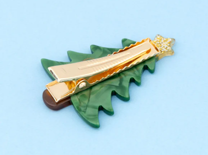 Christmas Tree Hair Clip