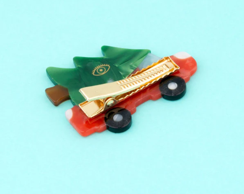 Christmas Car Hair Clip