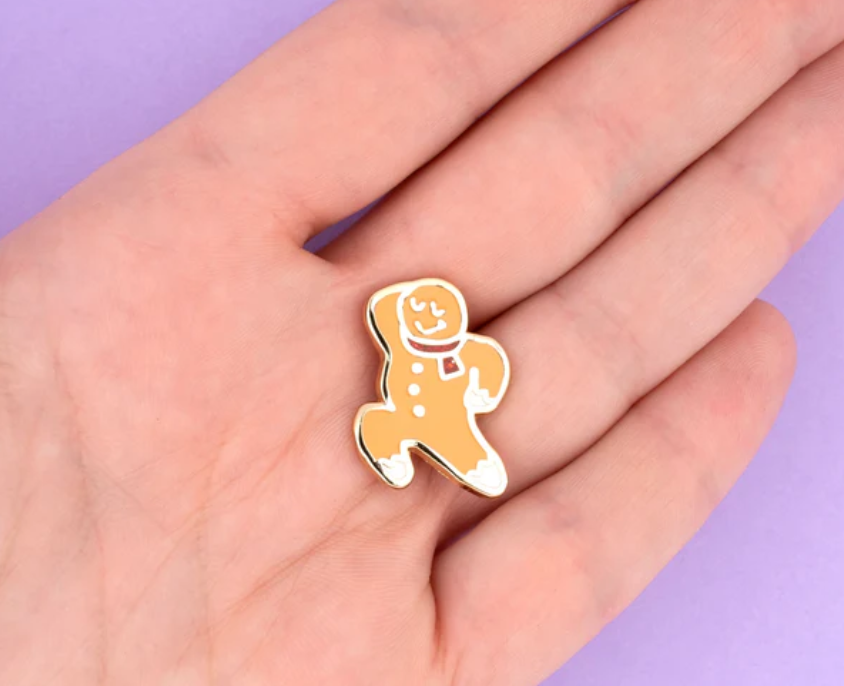 Festive Gingerman Pin