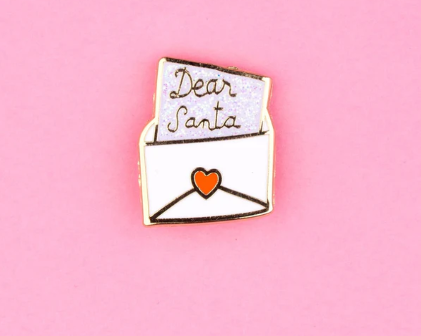 Santa Claus Letter Pin