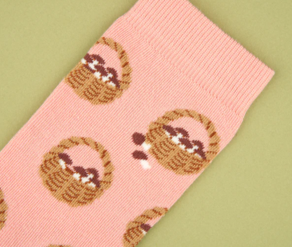 Mushroom Basket Socks