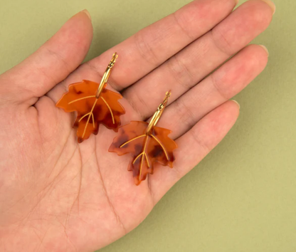 Maple Leaf Earrings