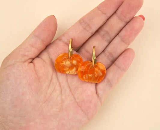 Pumpkin Earrings