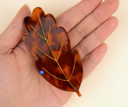 Leaf French Barrette