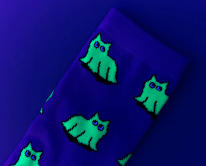 Ghost Cat Socks
