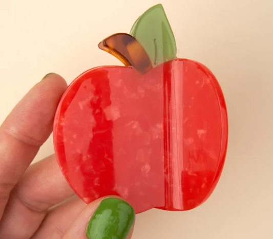 Apple Hair Claw