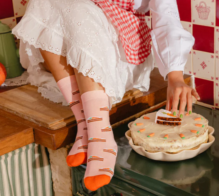 Carrot Cake Socks