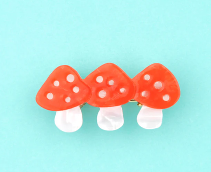 Mushroom Hair Clip