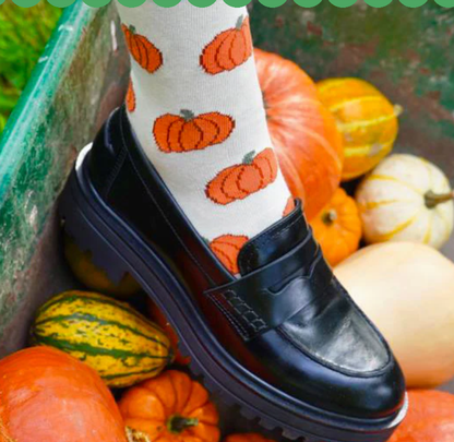 Pumpkin Socks