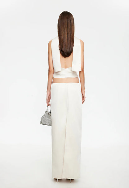 FRONT ROW MAXI SKIRT