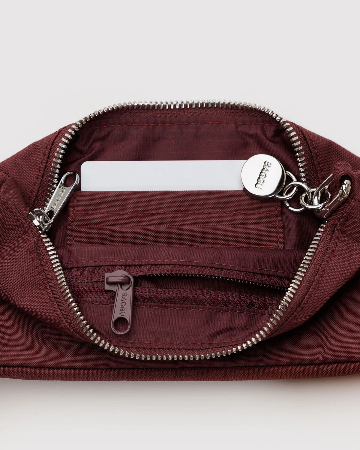 Nylon Pochette Mahogany