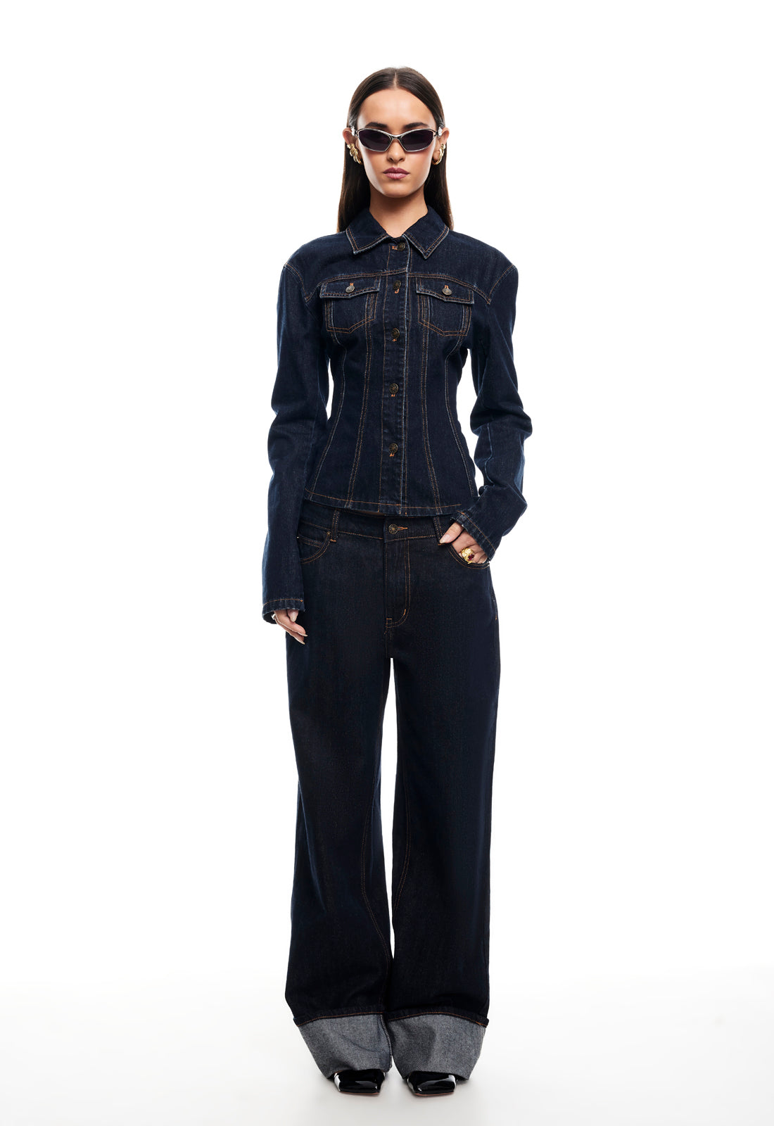 RIDER DENIM JACKET DARK DENIM
