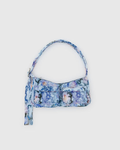 Cargo Shoulder Bag Blue Thorns