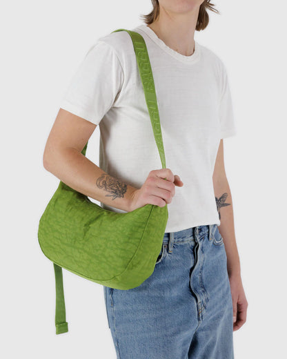 Medium Nylon Crescent Bag Green Juice