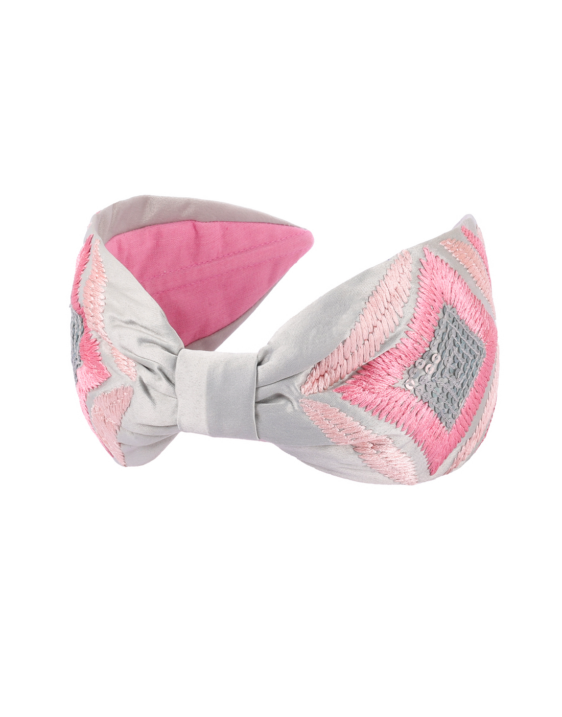 Embroidered Chevron Headband