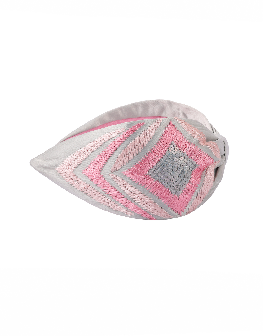 Embroidered Chevron Headband