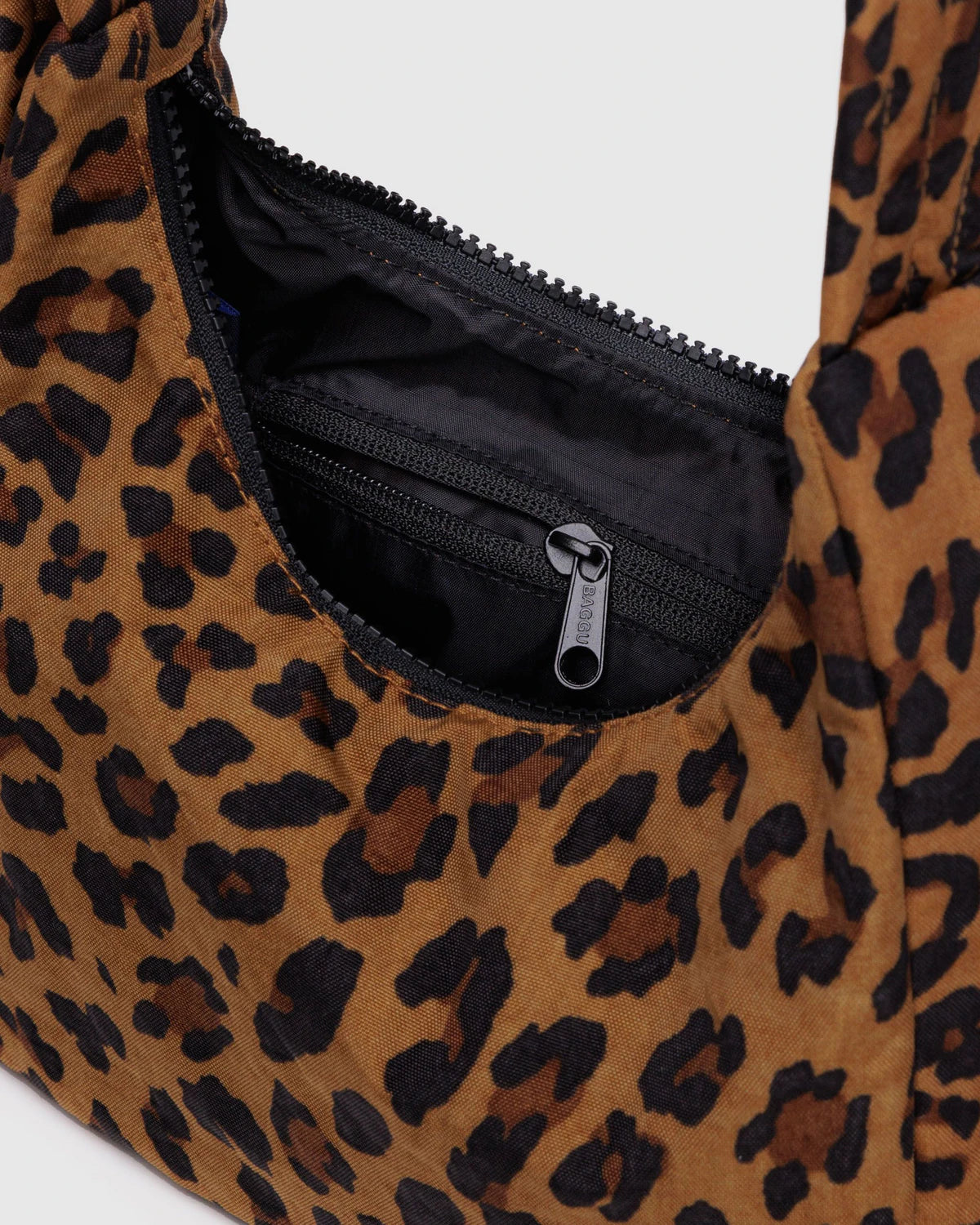 Mini Nylon Shoulder Bag Leopard
