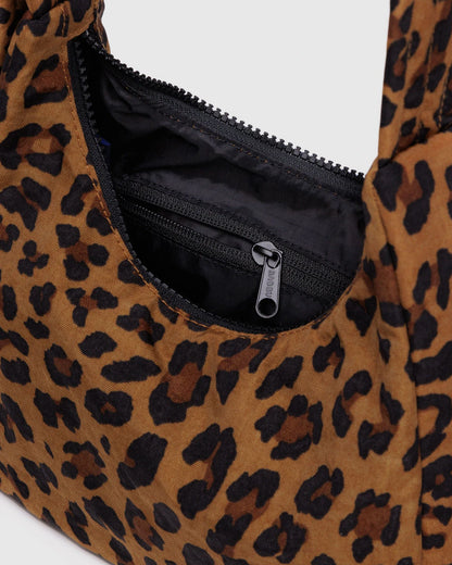 Mini Nylon Shoulder Bag Leopard