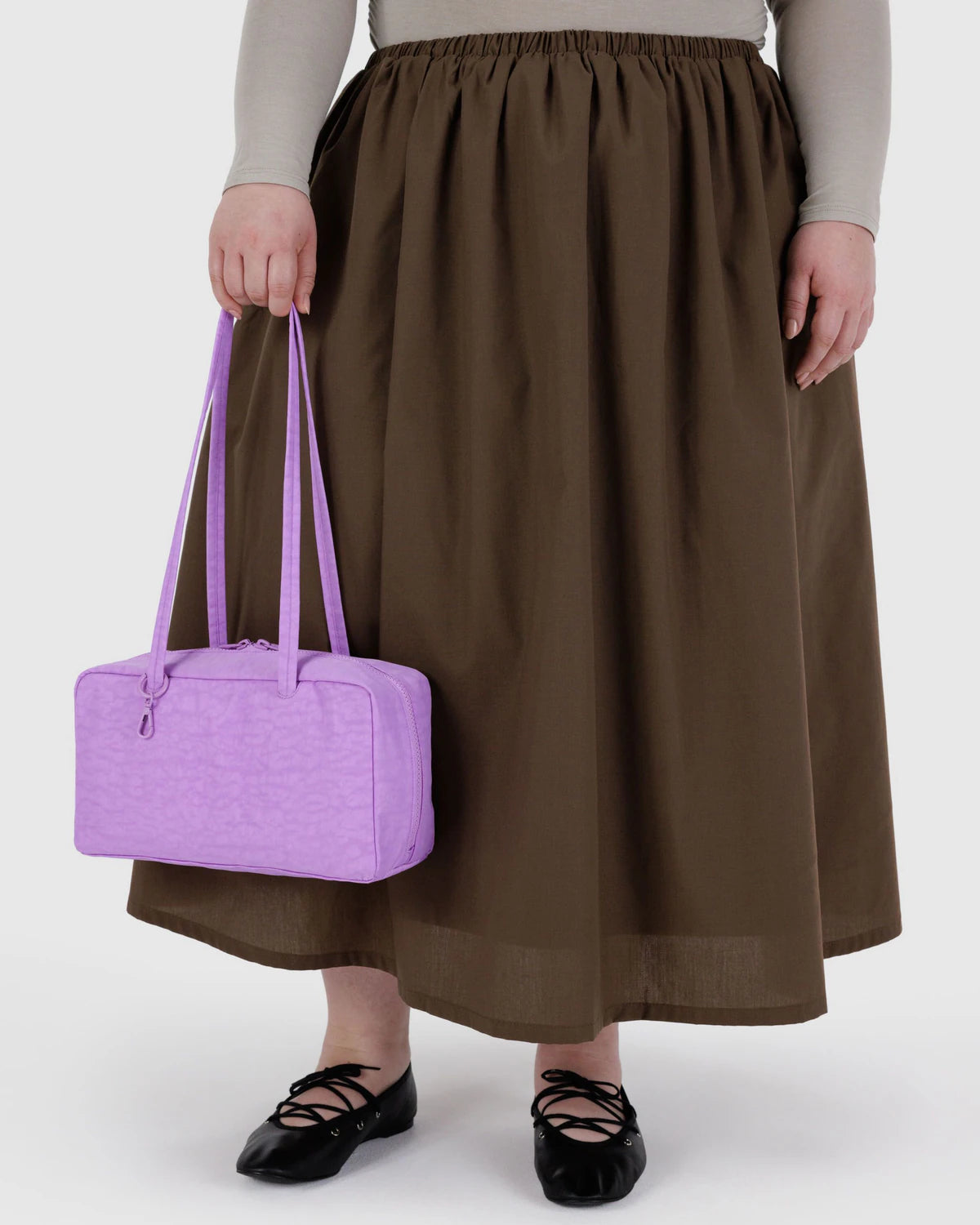 Nylon Bowler Bag   Rose