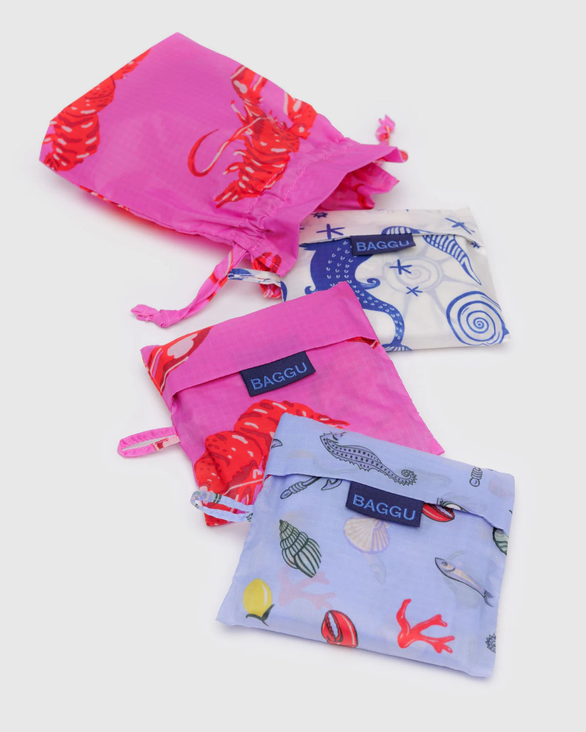 Standard Baggu Set of 3 Sea Creatures