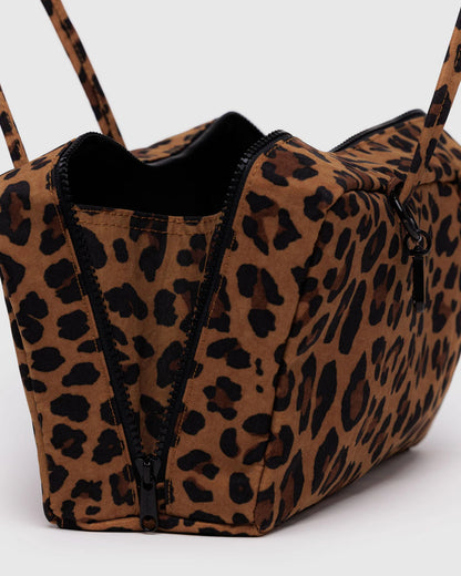 Nylon Bowler Bag Leopard