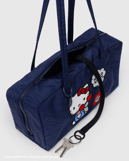 Nylon Bowler Bag Embroidered Hello Kitty Phone