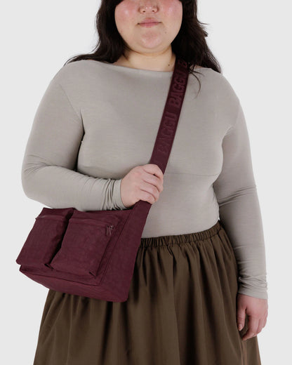 Medium Cargo Crossbody Mahogany