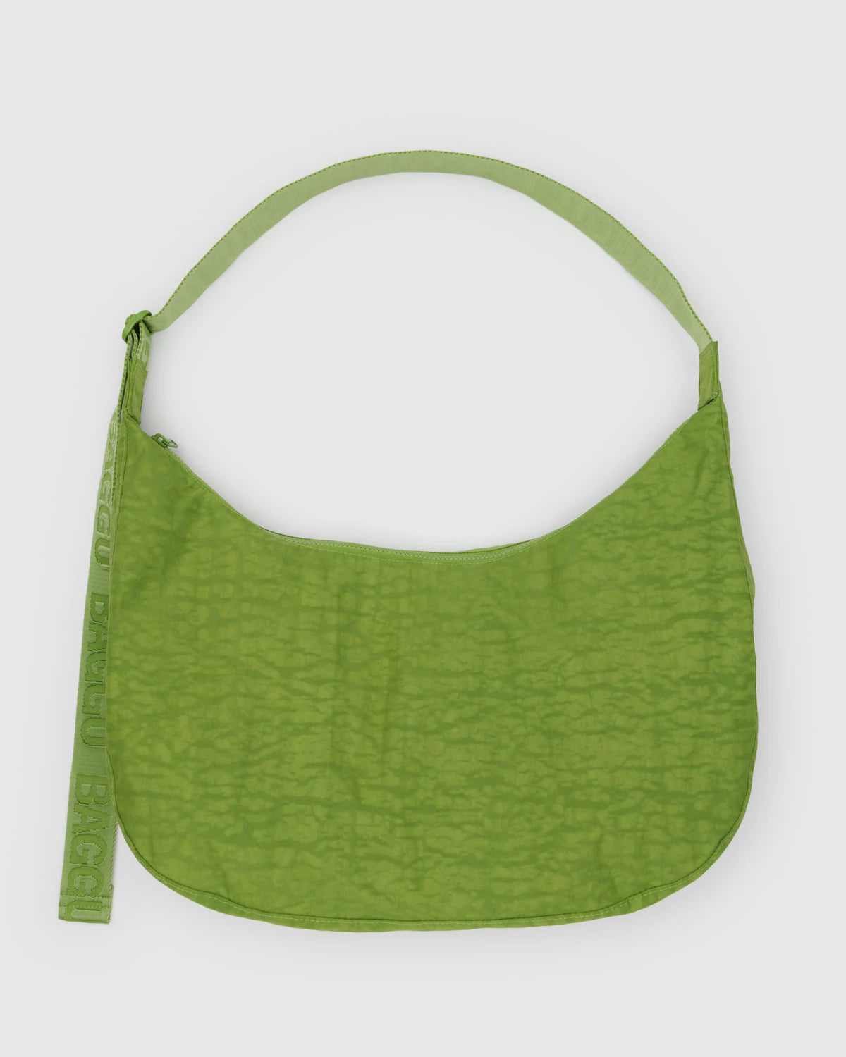 Large Nylon Crescent Bag  Green Juice