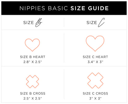 Cross Nipple Covers - Fabric