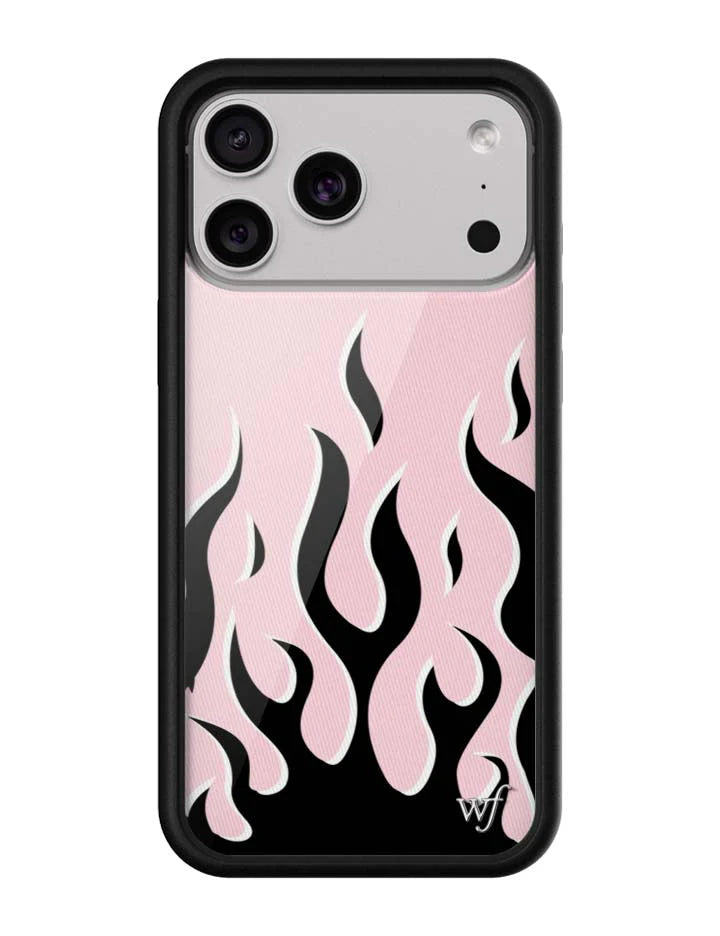 Flames | Pink & Black