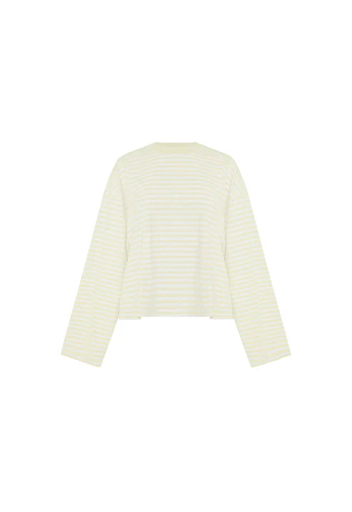 BLOOM LONG SLEEVE  LEMON STRIPE