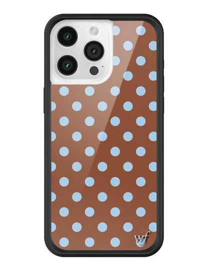 Polka Dot | Brown and Blue