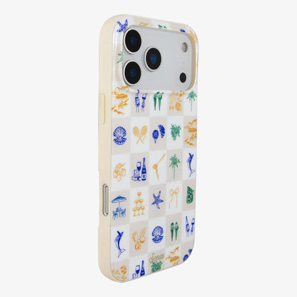 Coastal Check MagSafe® Compatible iPhone Case