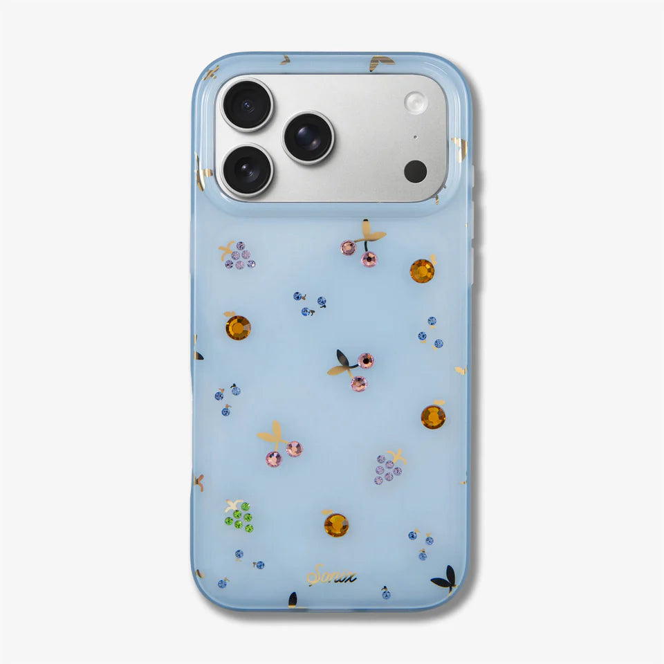 Fruit Gems iPhone Case - Sky Blue