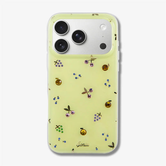 Fruit Gems iPhone Case - Yellow