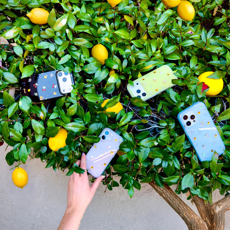 Fruit Gems iPhone Case - Sky Blue