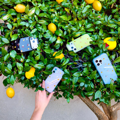 Fruit Gems iPhone Case - Sky Blue