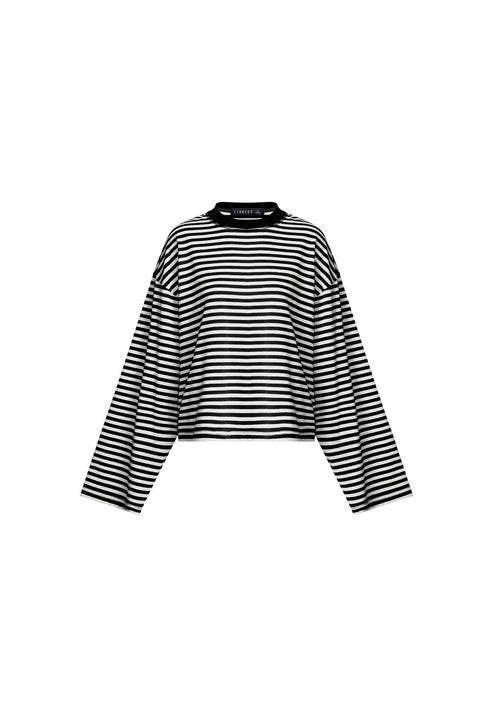 BLOOM LONG SLEEVE ONYX STRIPE