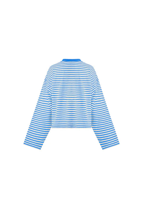 BLOOM LONG SLEEVE MICKEY BLUE STRIPE