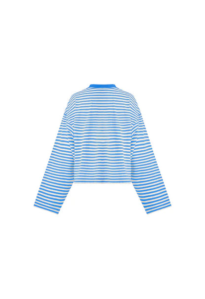 BLOOM LONG SLEEVE MICKEY BLUE STRIPE