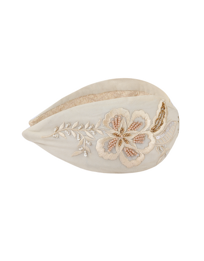 Champagne Blossom Headband