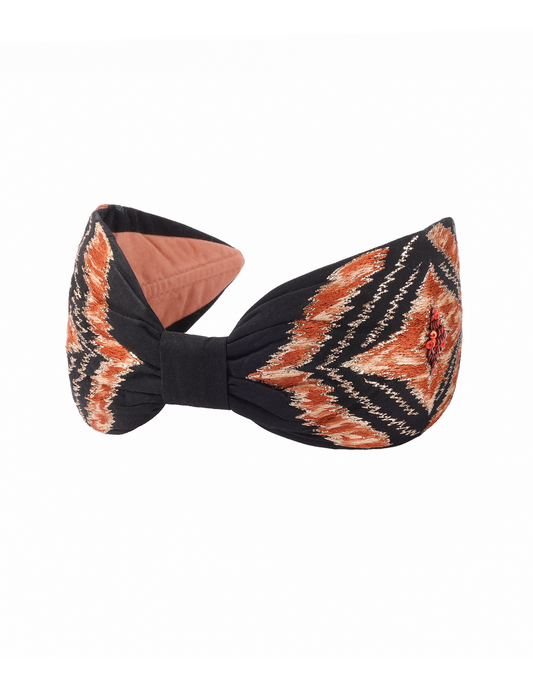 Terracotta Chevron Headband