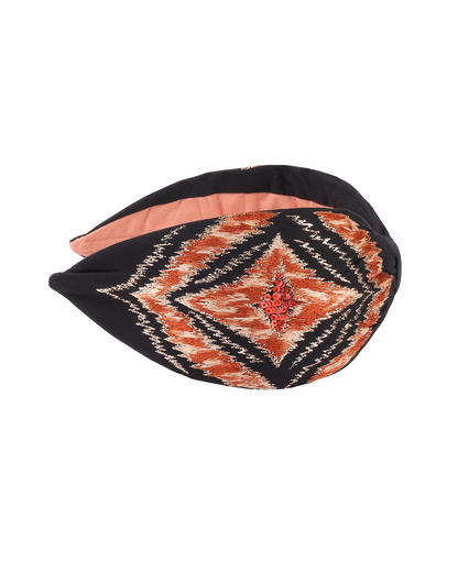 Terracotta Chevron Headband