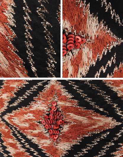 Terracotta Chevron Headband