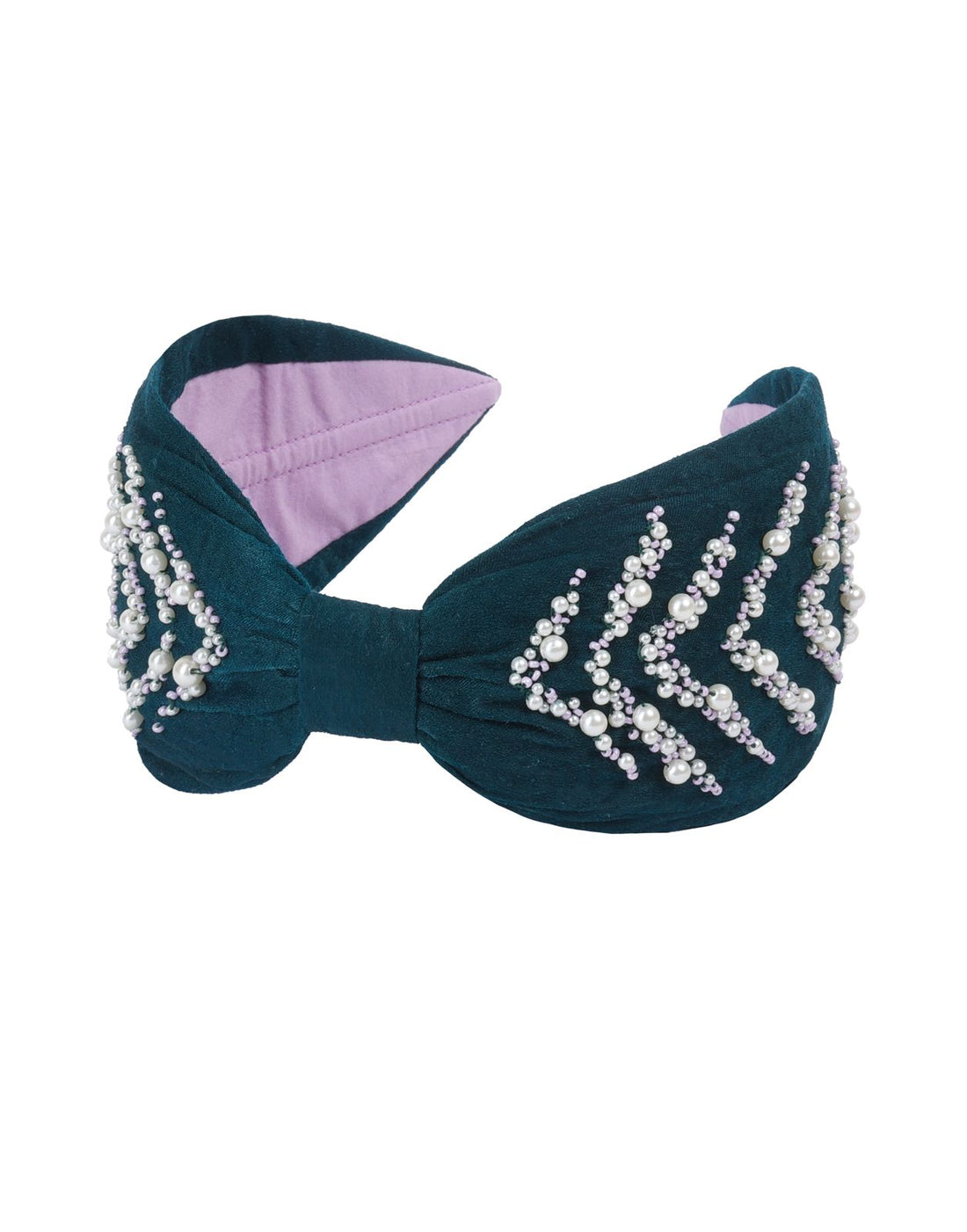 Winter Frost Pearl Headband