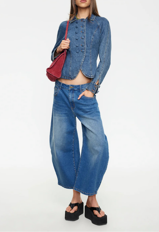 HORSESHOE CROPPED JEAN