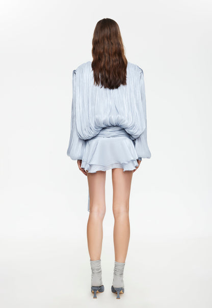 ELEMENTS MINI DRESS BABY BLUE
